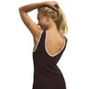 Z Supply Sorolla Crochet Cover Up Dress - Chocolate Cherry - upper back view