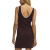 Z Supply Sorolla Crochet Cover Up Dress - Chocolate Cherry - back view