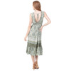 Angie Clothes - V-Neck Tank Dress with Lace Detail and Tie Back - back view