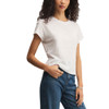 Z Supply Modern Slub Tee - White - side view