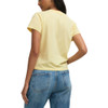 Z Supply SHINE Tourist Tee Shirt - Sunnyside Yellow - back view