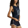 Z Supply SUNRISE Muscle Tank - Eclipse Blue - side view