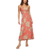 Z Supply Charisma Bloom Mesh Midi Dress - Gelato - model wearing size Small