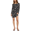 Z Supply Campbell Clea Mini Dress - Black - front view