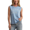 Z Supply SALTY Muscle Tank - Boathouse Blue