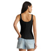 Z Supply Renae Premium Rib Tank - Black - back view
