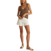 Z Supply Acadia Sweater Tank - Palo Santo Brown - model front view