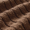 Z Supply Acadia Sweater Tank - Palo Santo Brown - close up fabric view