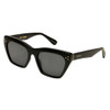Z Supply Polarized Sunglasses - PARK AVE - Polished Black - front view