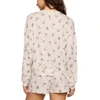 Z Supply Ella Cocktail Long Sleeve Top - Spooky Loungewear - back view