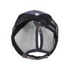 Women's Blue & Black Tie-Dye Ponytail Baseball Hat – Black Mesh
