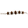 Tigers Eye sterling silver bracelet.