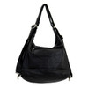 Black stonewashed purse or backpack.