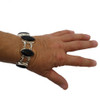 Black Onyx sterling silver bracelet.