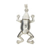 Sterling Silver Frog Pendant with Moving Head & Legs