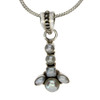 Pearl sterling silver pendant.