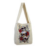 Day of the Dead skulls and roses sling bag.