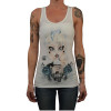 Miss Cherry Martini Women's Frozen Racer Back Tank White