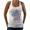 Star bling American flag tank top.