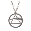 Alchemy Rocks Pink Floyd Dark Side of the Moon Pendant Necklace Pewter Jewelry PP506