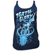 Death or Glory by Adi Women's Unfinished Tank Top Rockabilly Pin Up Girl Octopus