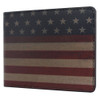 Men's Bi-Fold Wallet American Flag Stripe