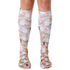 Men's or Women's Knee High Socks Gin and Tonic with Lime
