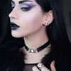 Alchemy Gothic Moon Triple Goddess Choker Necklace Pewter Jewelry P810