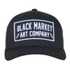 Electric Black Market Art Snap Back Retro Trucker Hat