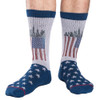 Men's Crew Socks American Flag Active Footwear
