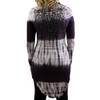 Vocal Apparel Women's Plum Purple Long Sleeve Tunic Top Mini Dress