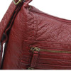 The Lisa Convertible Backpack Crossbody Purse Burgundy