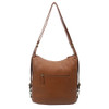 The Lisa Convertible Backpack Crossbody Purse Brown