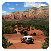 1977 Ford Early Bronco in Sedona Arizona 4 Piece Coaster Set