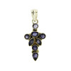 Faceted Iolite Sterling Silver Pendant