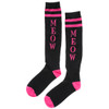 Women's Knee High Socks Kitty Cat Meow