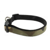 Camouflage Dog Collar Adjustable 16-20 Inches side view. 