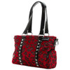 Sourpuss Purse Mini Leda Red Leopard Stud Crossbody Shoulder Bag