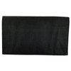 Mauve Heart and Swallow Women's Wallet Black Poly Canvas