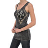 Vocal Apparel Cross and Crown Tank Top side view