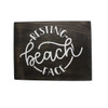 Resting Beach Face handmade in the USA wooden sign. 