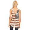 American Flag Tank Top back view