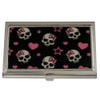 Girly Skull Business Card Case