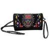 Sugar Skull Wallet removable straps view