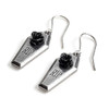 E432 - RIP Rose Earrings side view