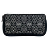 Day of the Dead White Sugar Skulls Makeup Cosmetic Bag