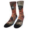 Slogan Skull Bird Men's Crew Socks front view