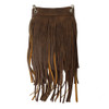 Chic Bag Brown Fringe Crossbody Purse front view