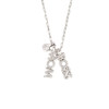 BOSS MOM charm sterling silver necklace. 