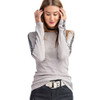 Women's Easel rib knit shirt. 